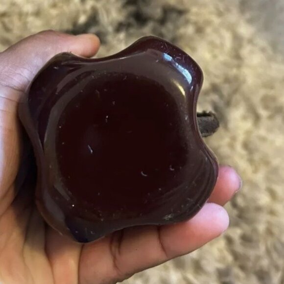 PORCELAIN JOHNNY BALL VINTAGE GUY WIRE INSULATOR With Original Wire Still Attach - Picture 5 of 8